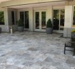 French Pattern Silver Tumbled Travertine Pavers
