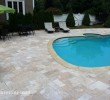 French Pattern Walnut Tumbled Travertine Pavers