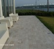 6x12 Ivory Tumbled Travertine Pavers