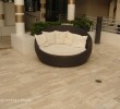 French Pattern Medium River Tumbled Travertine Pavers