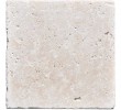 Premium Select 8×8 Ivory Tumbled Travertine Pavers