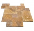 Premium Select French Pattern Gold Travertine Pavers