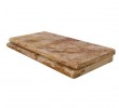 Premium Select 12×24 Autumn Blend Travertine Pool Coping
