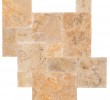 French Pattern Country Classic Brushed & Chiseled Travertine Tiles