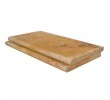 Premium Select 12×24 Gold Travertine Pool Coping