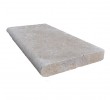 Premium Select 12×24 Walnut Tumbled Travertine Pool Coping 2 INCH