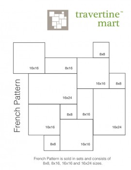 Travertine Mart French Pattern