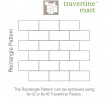 Travertine Mart Rectangle Pattern