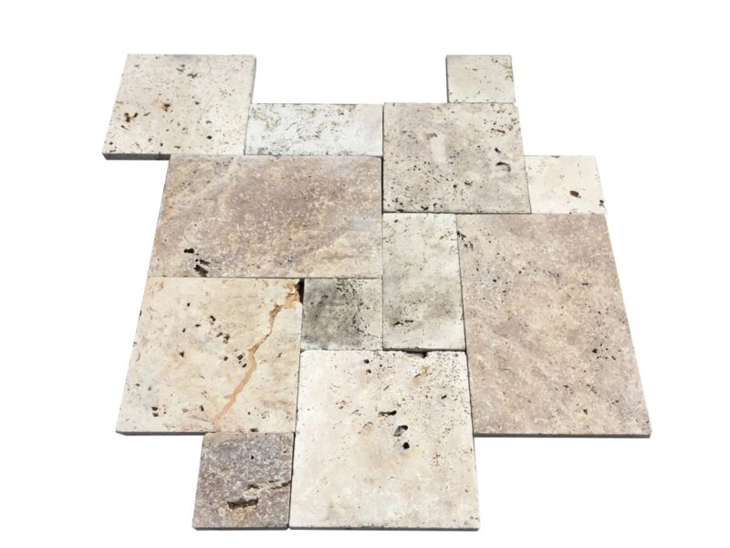 Affordable Travertine Pavers Low Cost - French Pattern ...